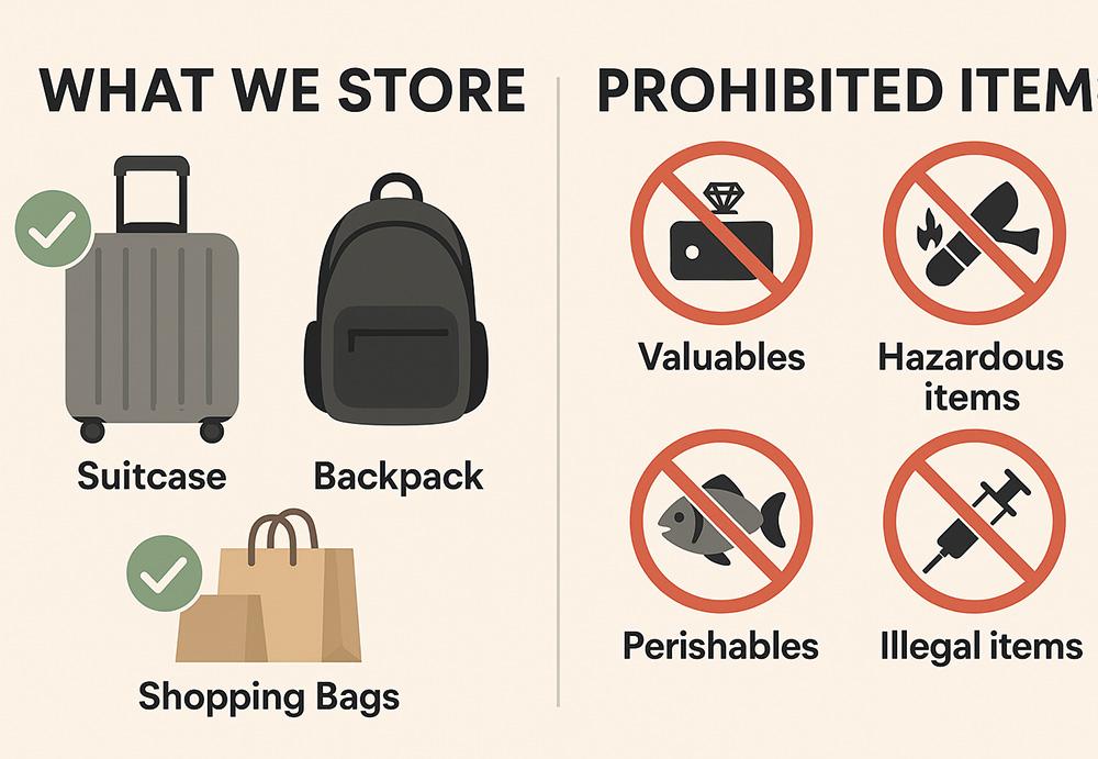 What We Store & Prohibited Items